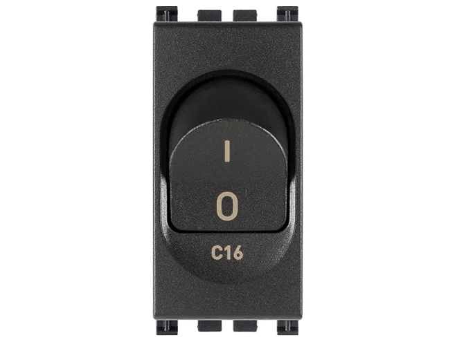 VIMAR Vimar 19405.16 Interruttore MT 1P+N C16 120-230V grigio