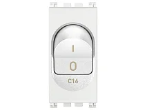 VIMAR Vimar 19405.16.B Interruttore MT 1P+N C16 120-230V bianco