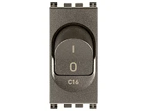VIMAR Vimar 19405.16.M Interruttore MT 1P+N C16 120-230V Metal