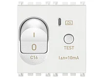 VIMAR Vimar 19411.16.B Interruttore MTDiff.1P+N C16 10mA bianco