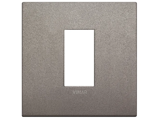 VIMAR Vimar 19641.04 Placca Classic 1M titanio matt