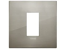 VIMAR Vimar 19641.08 Placca Classic 1M acciaio spazzolato