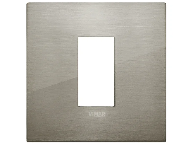 VIMAR Vimar 19641.08 Placca Classic 1M acciaio spazzolato
