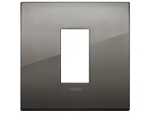 VIMAR Vimar 19641.09 Placca Classic 1M cromo nero