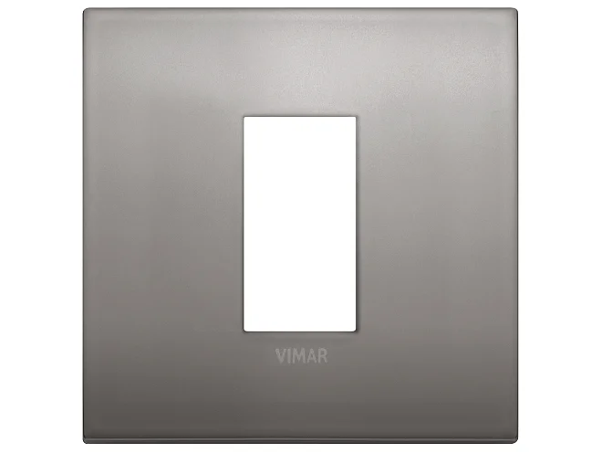 VIMAR Vimar 19641.10 Placca Classic 1M nichel nero