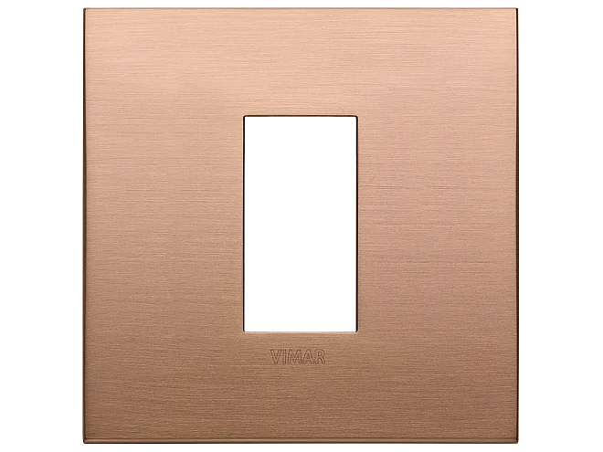 VIMAR Vimar 19641.11 Placca Classic 1M rame spazzolato