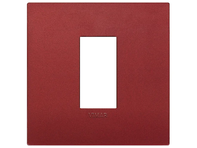VIMAR Vimar 19641.75 Placca Classic 1M rosso matt