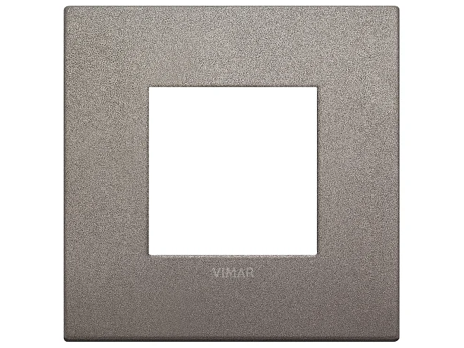 VIMAR Vimar 19642.04 Placca Classic 2M titanio matt