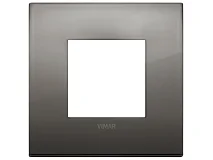 VIMAR Vimar 19642.09 Placca Classic 2M cromo nero