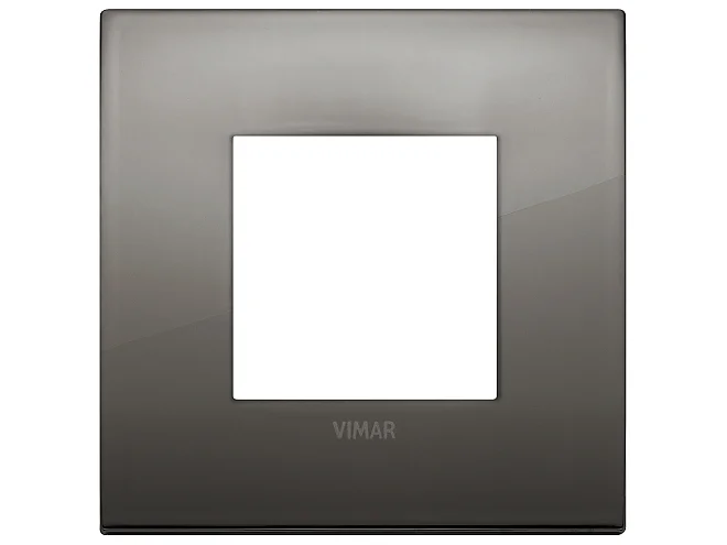VIMAR Vimar 19642.09 Placca Classic 2M cromo nero