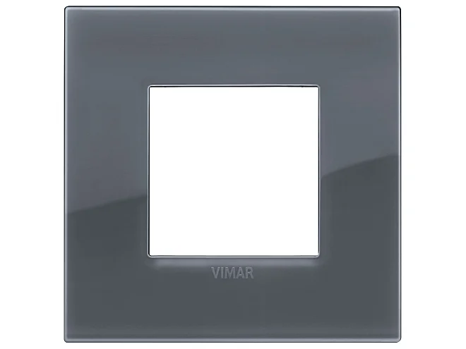 VIMAR Vimar 19642.61 Placca Classic 2M Reflex grigio fumè