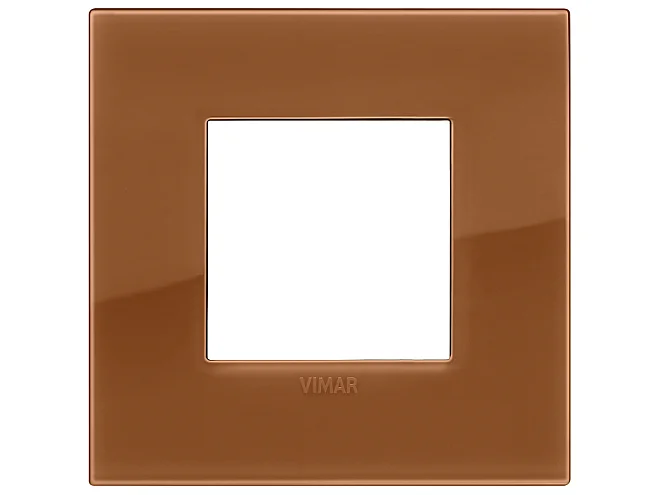 VIMAR Vimar 19642.62 Placca Classic 2M Reflex caramel