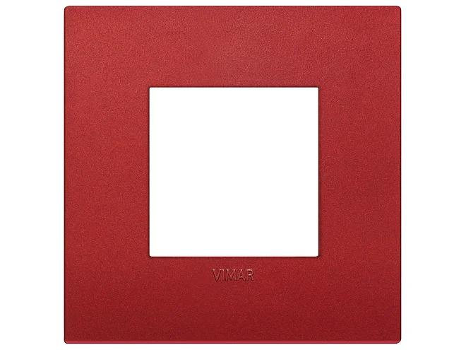 VIMAR Vimar 19642.75 Placca Classic 2M rosso matt