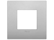 VIMAR Vimar 19642.79 Placca Classic 2M silver matt