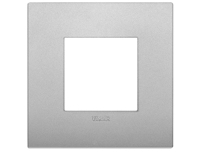 VIMAR Vimar 19642.79 Placca Classic 2M silver matt