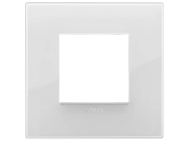 VIMAR Vimar 19642.B66 Placca Classic 2M Reflex ghiaccio t.look