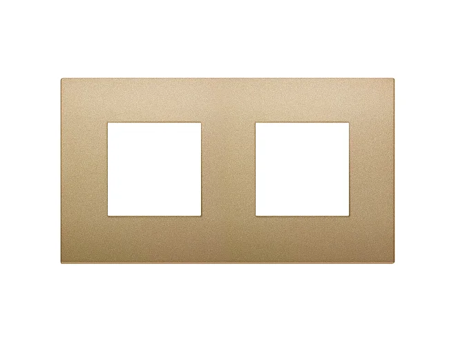 VIMAR Vimar 19643.78 Placca 4M (2+2)int71 CL oro matt