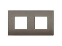 VIMAR Vimar 19643.80 Placca 4M (2+2)int71 CL Metal
