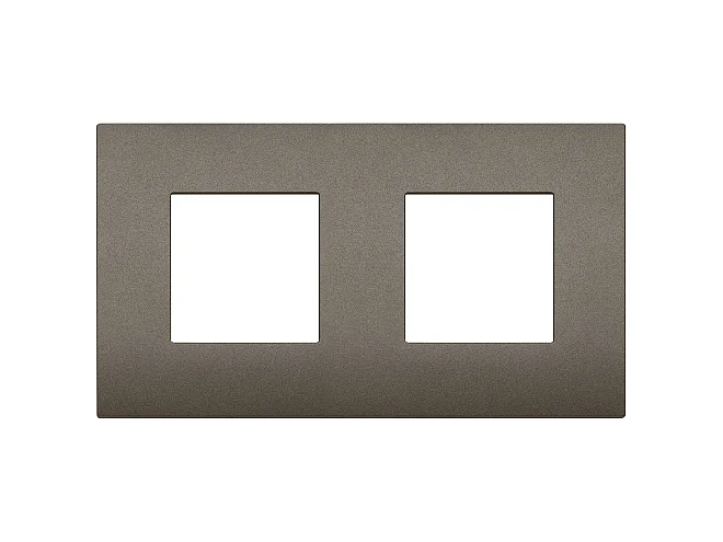 VIMAR Vimar 19643.80 Placca 4M (2+2)int71 CL Metal