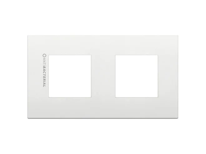 VIMAR Vimar 19643.AB.74 Placca 4M (2+2)int71 CL antibatt. bianco