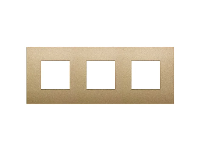 VIMAR Vimar 19644.78 Placca 6M (2+2+2)int71 CL oro matt
