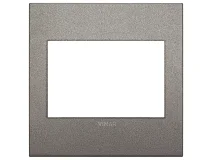 VIMAR Vimar 19648.04 Placca Classic 3M BS titanio matt