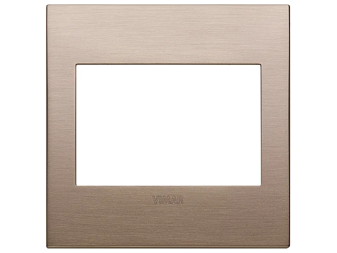 VIMAR Vimar 19648.11 Placca Classic 3M BS rame spazzolato
