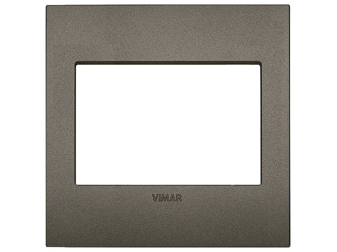 VIMAR Vimar 19648.80 Placca Classic 3M BS Metal