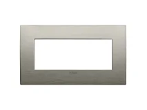 VIMAR Vimar 19649.08 Placca Classic 5M BS acciaio spazzolato