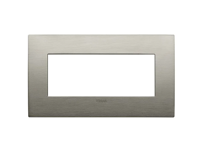 VIMAR Vimar 19649.08 Placca Classic 5M BS acciaio spazzolato
