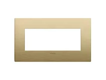 VIMAR Vimar 19649.12.01 Placca Classic 5M BS ottone spazzolato