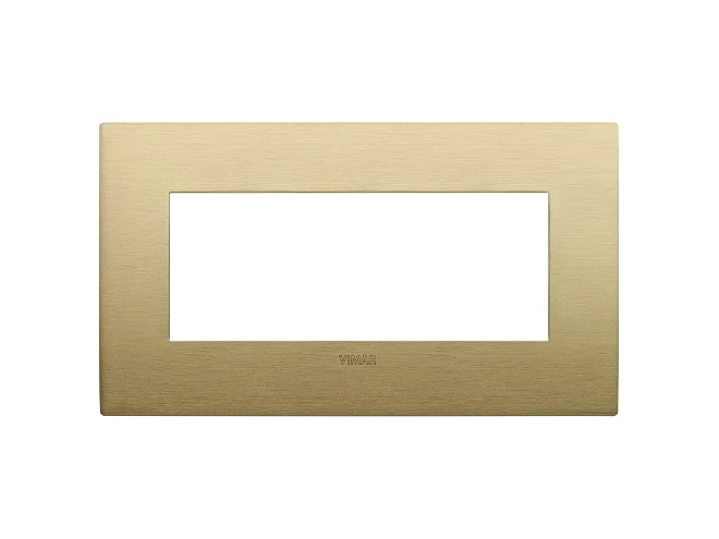 VIMAR Vimar 19649.12.01 Placca Classic 5M BS ottone spazzolato