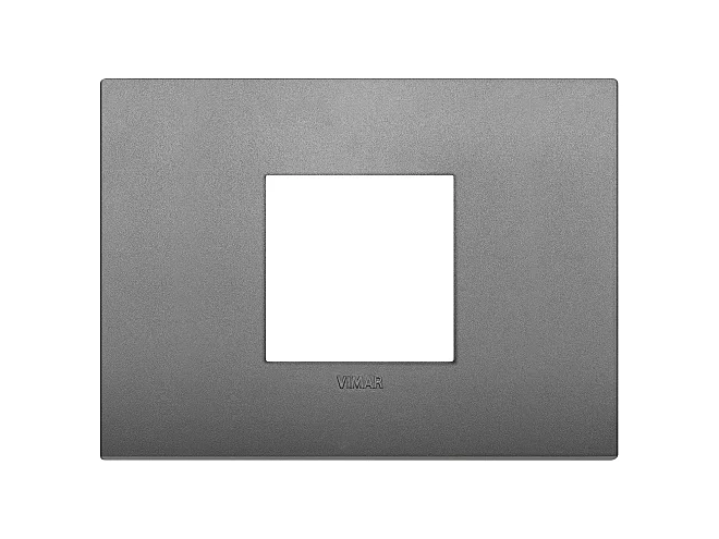 VIMAR Vimar 19652.02 Placca Classic 2M centrali ardesia matt