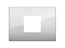 VIMAR Vimar 19652.03 Placca Classic 2M centrali argento