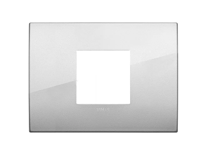 VIMAR Vimar 19652.03 Placca Classic 2M centrali argento