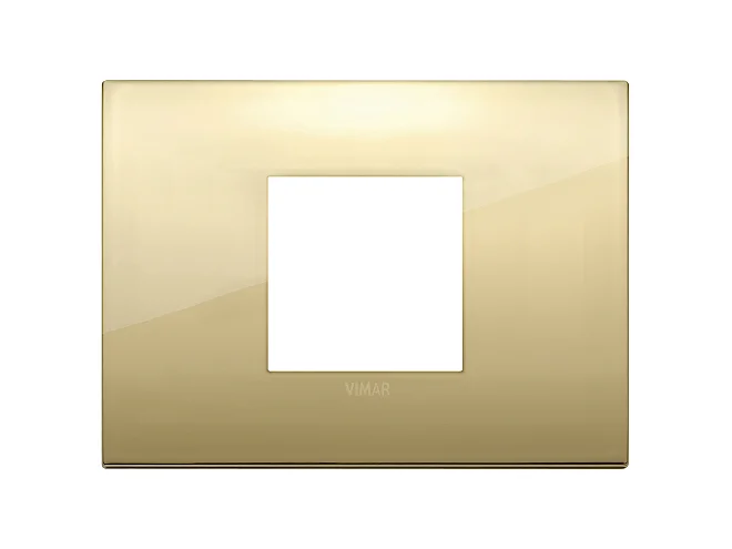 VIMAR Vimar 19652.07 Placca Classic 2M centrali oro
