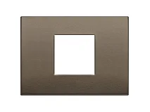 VIMAR Vimar 19652.17 Placca Classic 2MC bronzo scuro