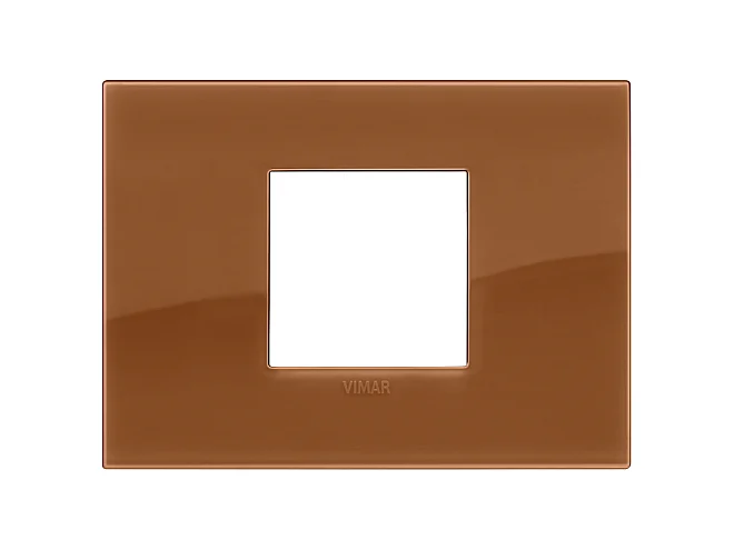 VIMAR Vimar 19652.62 Placca Classic 2MC Reflex caramel