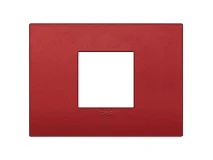 VIMAR Vimar 19652.75 Placca Classic 2M centrali rosso matt