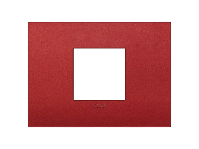 VIMAR Vimar 19652.75 Placca Classic 2M centrali rosso matt