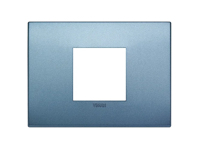 VIMAR Vimar 19652.76 Placca Classic 2M centrali blu matt