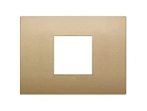 VIMAR Vimar 19652.78 Placca Classic 2M centrali oro matt