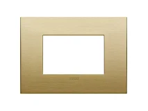 VIMAR Vimar 19653.12.01 Placca Classic 3M ottone spazzolato