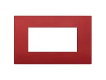 VIMAR Vimar 19654.75 Placca Classic 4M rosso matt