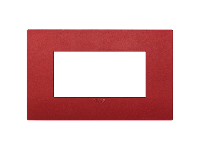VIMAR Vimar 19654.75 Placca Classic 4M rosso matt
