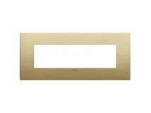 VIMAR Vimar 19657.12.01 Placca Classic 7M ottone spazzolato