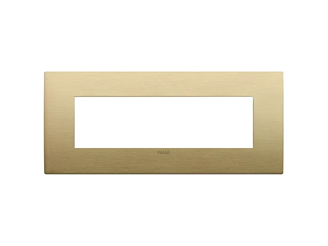 VIMAR Vimar 19657.12.01 Placca Classic 7M ottone spazzolato