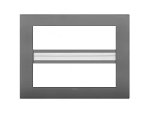 VIMAR Vimar 19660.72 Placca Classic 14M grigio