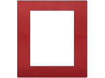 VIMAR Vimar 19668.75 Placca Classic 8M rosso matt