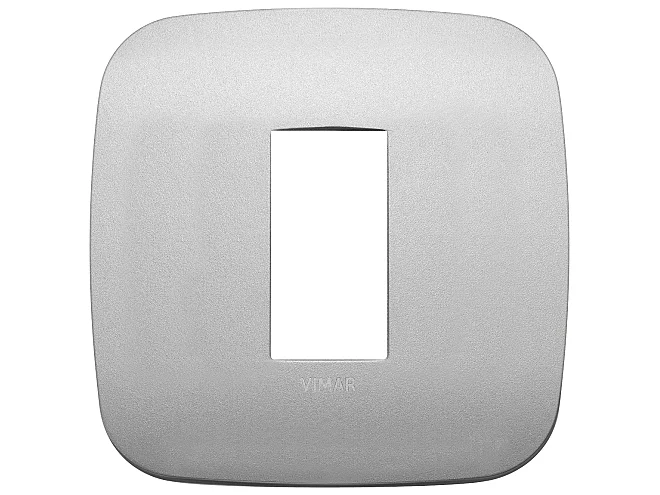VIMAR Vimar 19671.23 Placca Round 1M argento matt